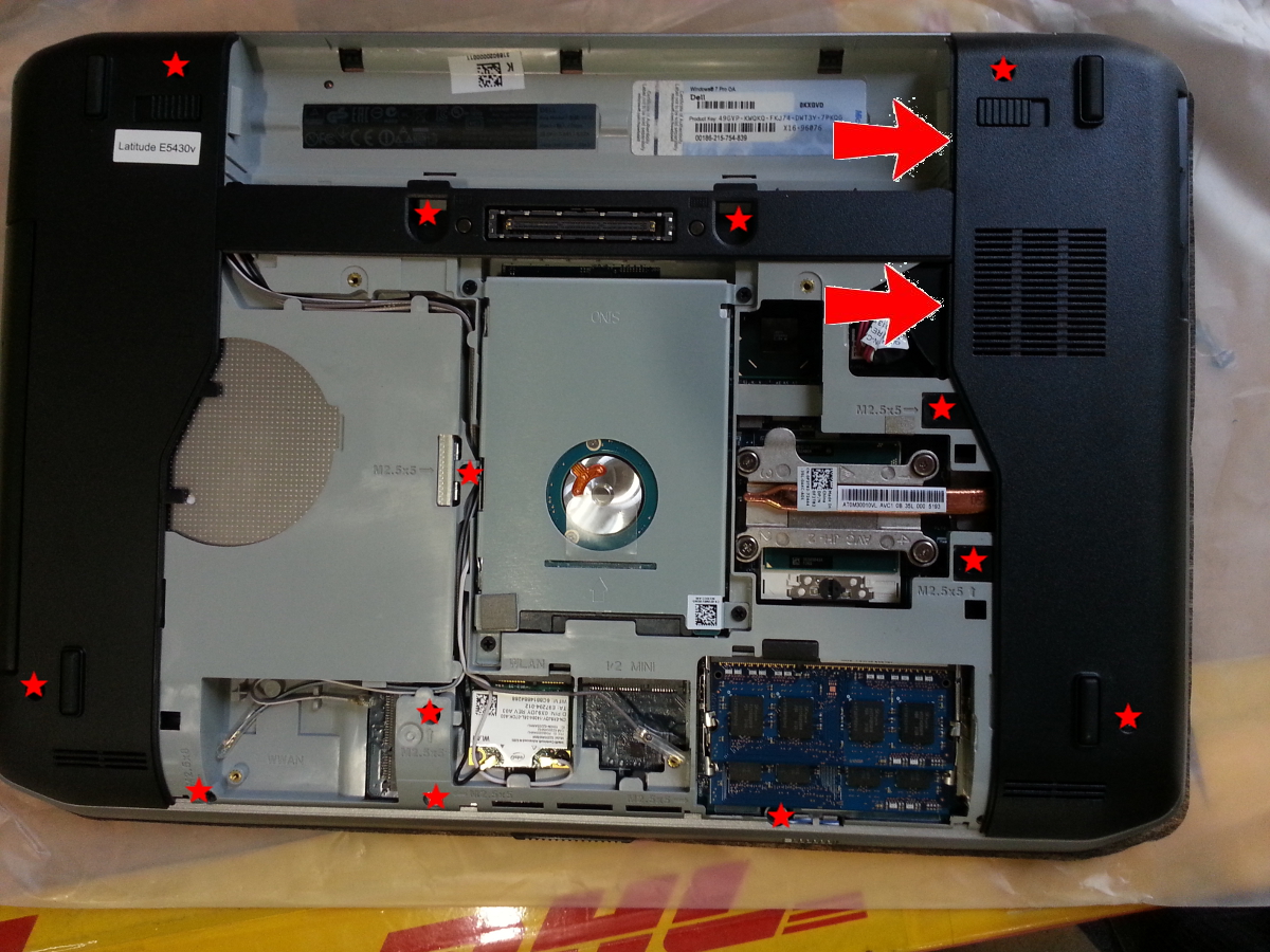 Dell Latitude E5430v main panel off 01